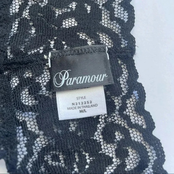 Paramour by Felina NWOT Stretchy  Lace Low Rise Thong - Picture 7 of 8